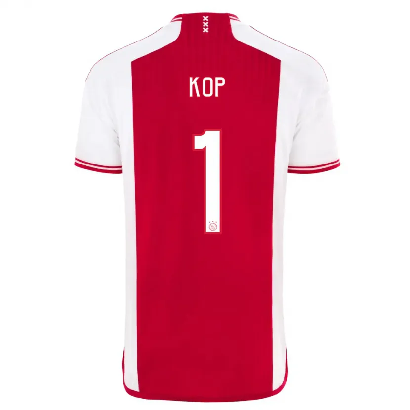 Danxen Hombre Camiseta Lize Kop #1 Rojo Blanco 1ª Equipación 2023/24 La Camisa