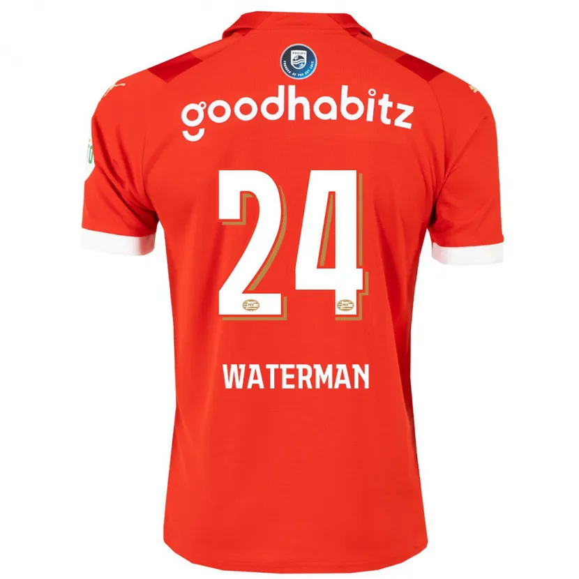 Danxen Hombre Camiseta Boy Waterman #24 Rojo 1ª Equipación 2023/24 La Camisa