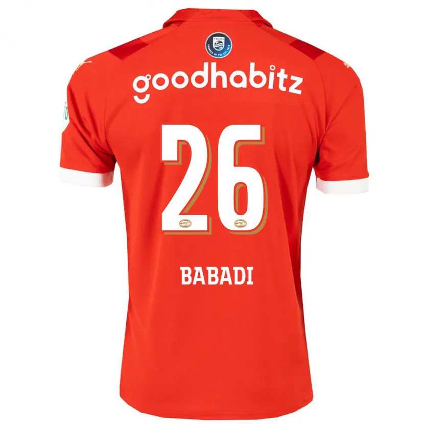 Danxen Hombre Camiseta Isaac Babadi #26 Rojo 1ª Equipación 2023/24 La Camisa