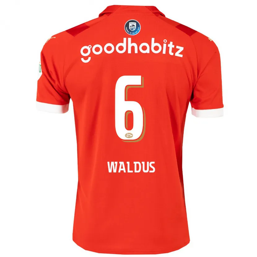 Danxen Hombre Camiseta Maruschka Waldus #6 Rojo 1ª Equipación 2023/24 La Camisa