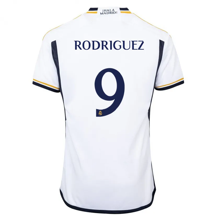 Danxen Hombre Camiseta Álvaro Rodríguez #9 Blanco 1ª Equipación 2023/24 La Camisa