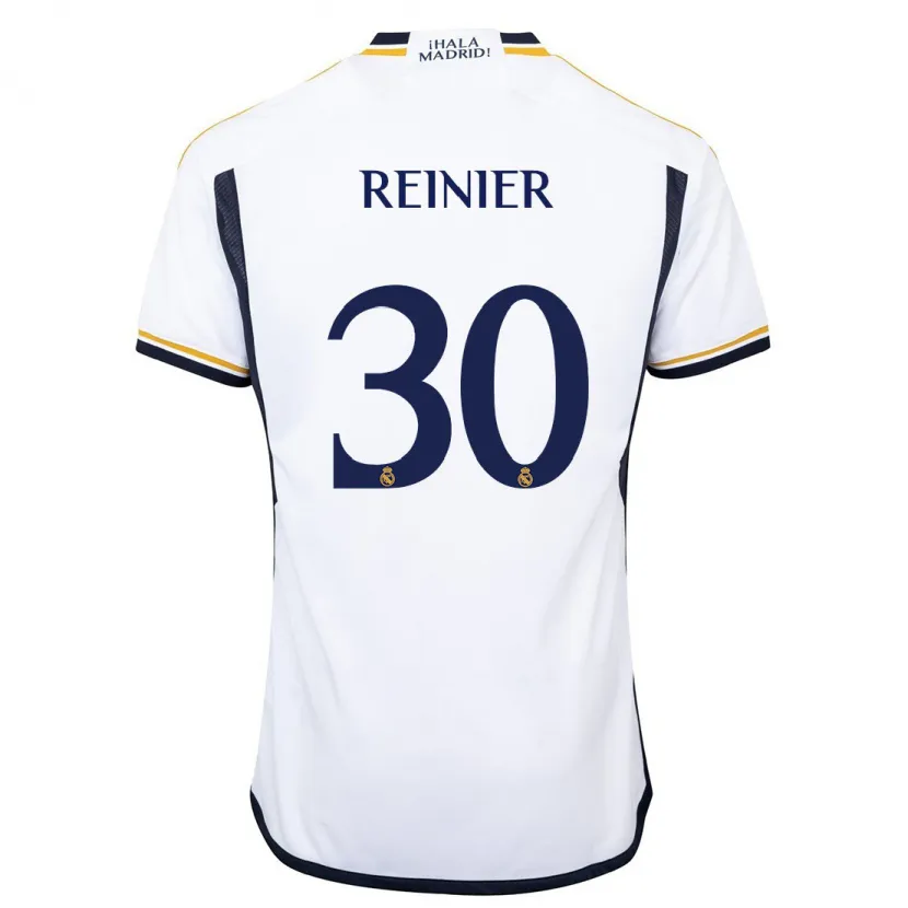 Danxen Hombre Camiseta Reinier #30 Blanco 1ª Equipación 2023/24 La Camisa