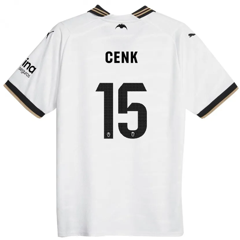 Danxen Hombre Camiseta Cenk Özkacar #15 Blanco 1ª Equipación 2023/24 La Camisa