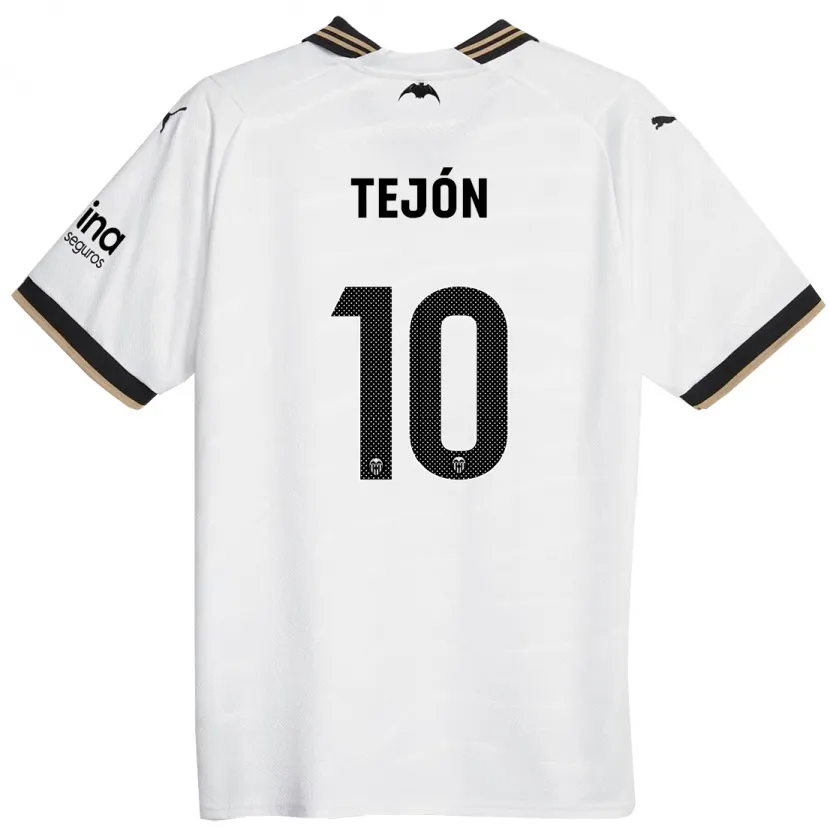 Danxen Hombre Camiseta Martín Tejón #10 Blanco 1ª Equipación 2023/24 La Camisa