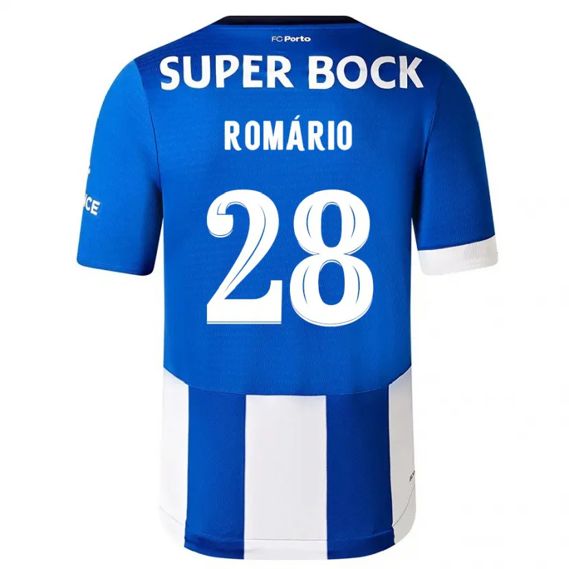 Danxen Hombre Camiseta Romário Baró #28 Azul Blanco 1ª Equipación 2023/24 La Camisa