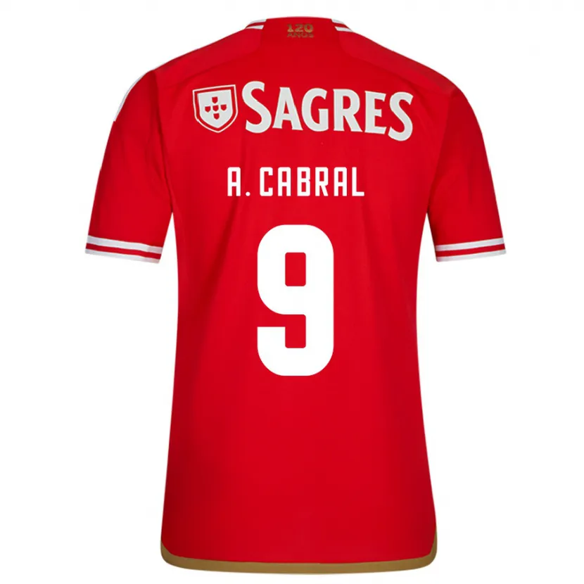 Danxen Hombre Camiseta Arthur Cabral #9 Rojo 1ª Equipación 2023/24 La Camisa