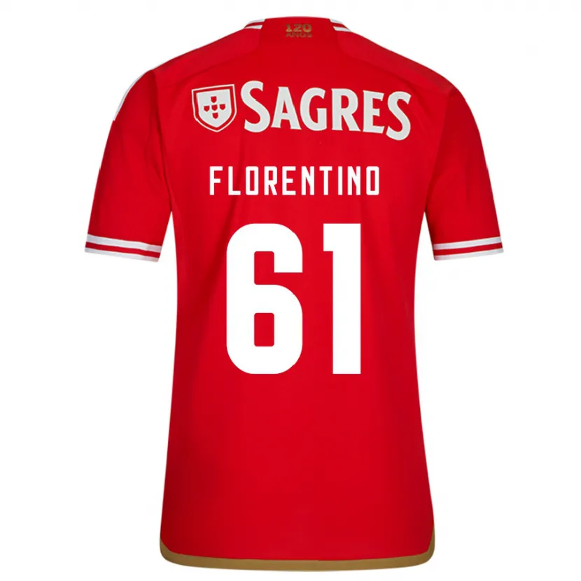 Danxen Hombre Camiseta Florentino #61 Rojo 1ª Equipación 2023/24 La Camisa