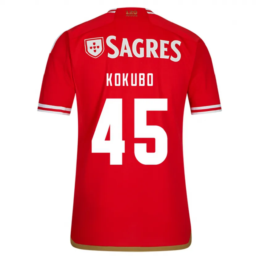 Danxen Hombre Camiseta Leo Kokubo #45 Rojo 1ª Equipación 2023/24 La Camisa