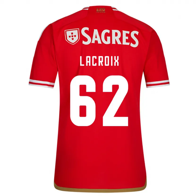 Danxen Hombre Camiseta Lenny Lacroix #62 Rojo 1ª Equipación 2023/24 La Camisa