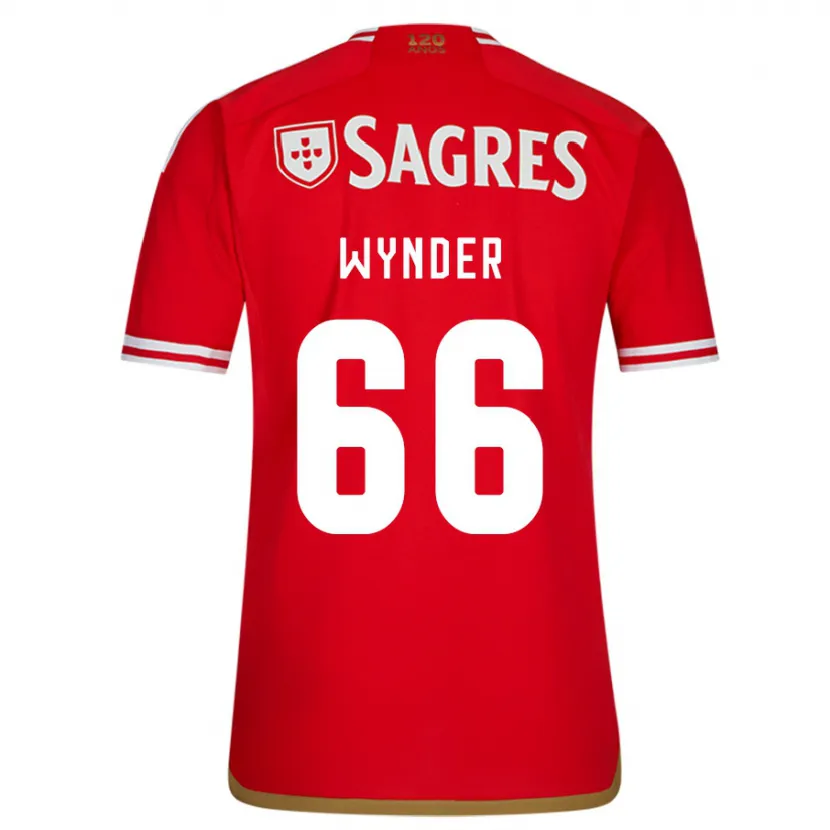 Danxen Hombre Camiseta Joshua Wynder #66 Rojo 1ª Equipación 2023/24 La Camisa