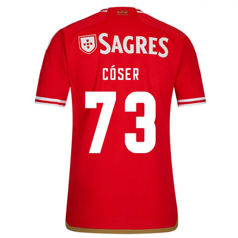 Danxen Hombre Camiseta Tiago Cóser #73 Rojo 1ª Equipación 2023/24 La Camisa