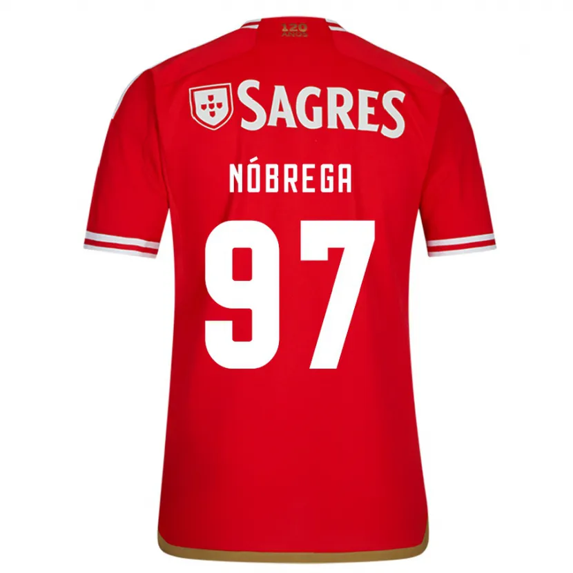 Danxen Hombre Camiseta Ricardo Nóbrega #97 Rojo 1ª Equipación 2023/24 La Camisa