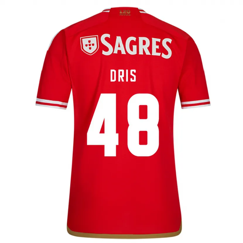 Danxen Hombre Camiseta Sofiane Dris #48 Rojo 1ª Equipación 2023/24 La Camisa