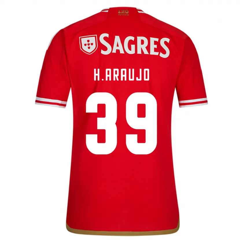 Danxen Hombre Camiseta Henrique Araujo #39 Rojo 1ª Equipación 2023/24 La Camisa