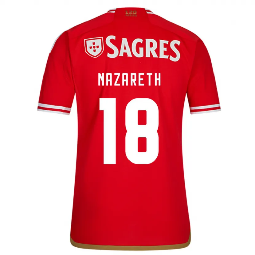 Danxen Hombre Camiseta Kika Nazareth #18 Rojo 1ª Equipación 2023/24 La Camisa