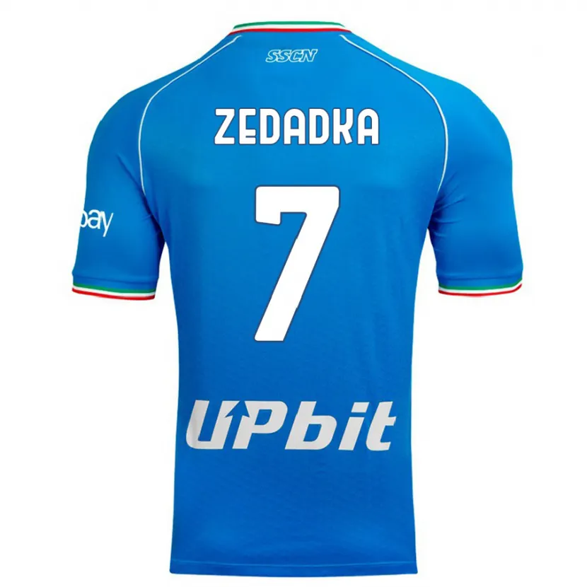 Danxen Hombre Camiseta Karim Zedadka #7 Cielo Azul 1ª Equipación 2023/24 La Camisa