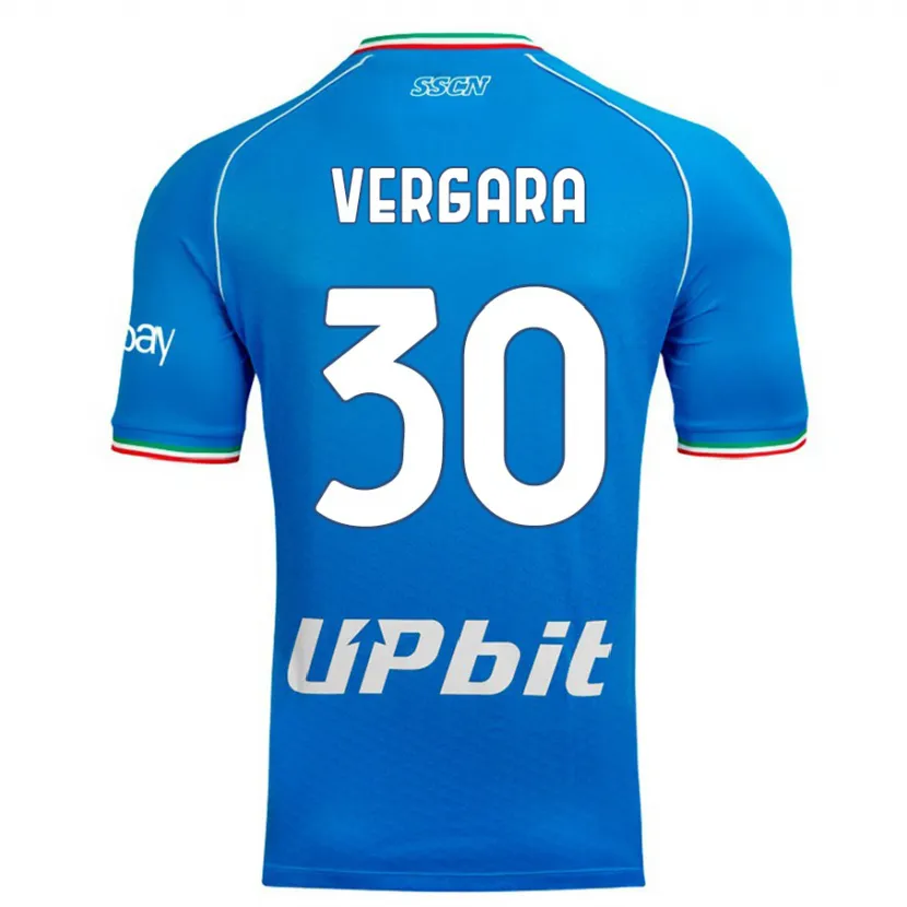 Danxen Hombre Camiseta Antonio Vergara #30 Cielo Azul 1ª Equipación 2023/24 La Camisa