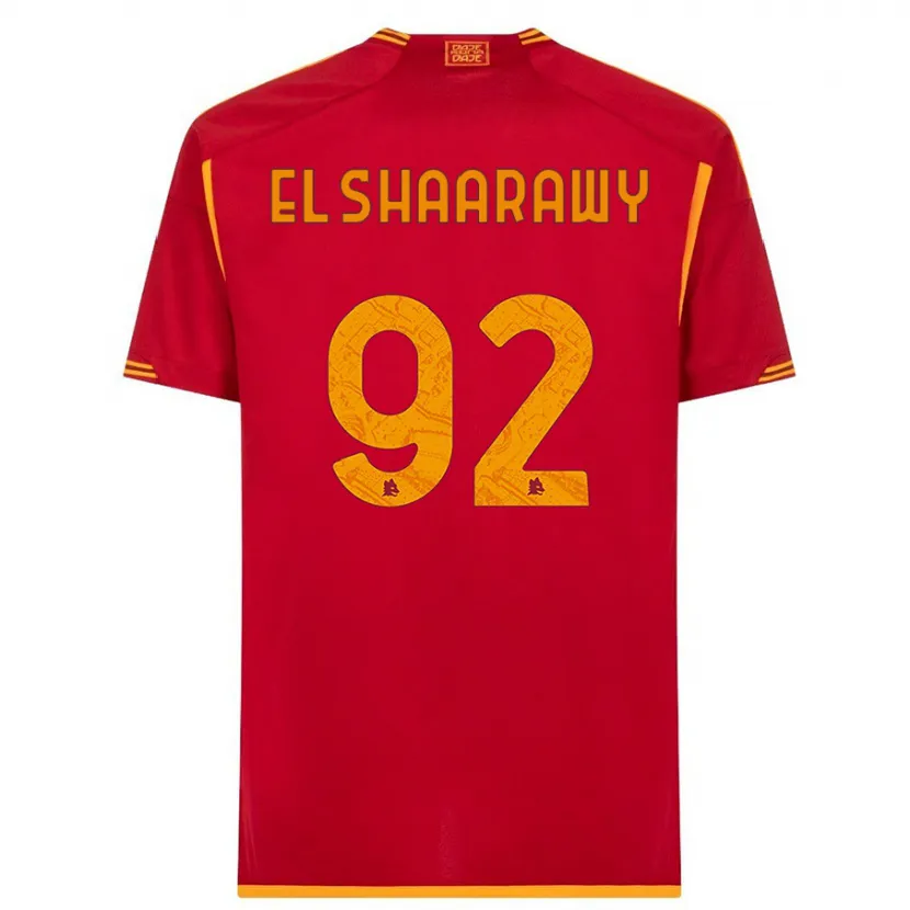 Danxen Hombre Camiseta Stephan El Shaarawy #92 Rojo 1ª Equipación 2023/24 La Camisa