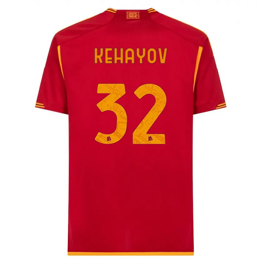 Danxen Hombre Camiseta Atanas Kehayov #32 Rojo 1ª Equipación 2023/24 La Camisa