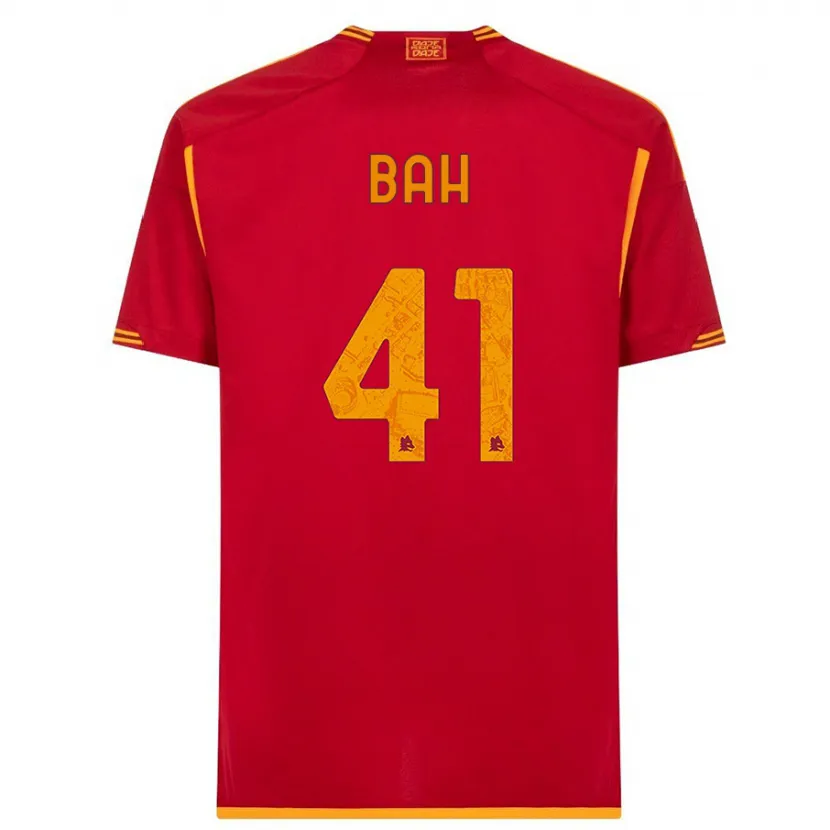 Danxen Hombre Camiseta Muhammed Bah #41 Rojo 1ª Equipación 2023/24 La Camisa