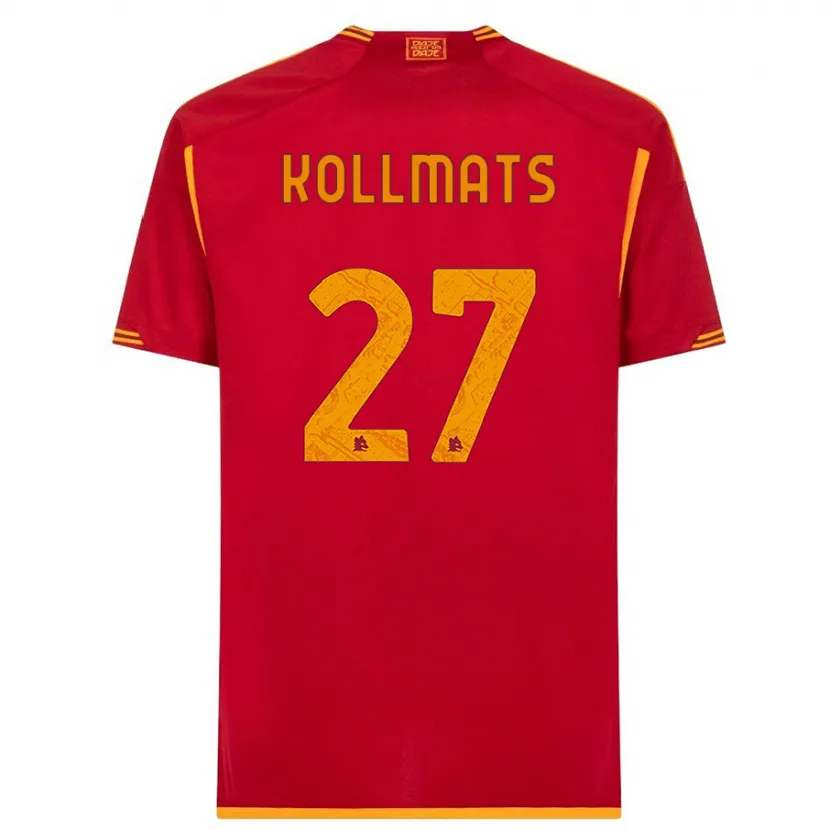 Danxen Hombre Camiseta Beata Kollmats #27 Rojo 1ª Equipación 2023/24 La Camisa