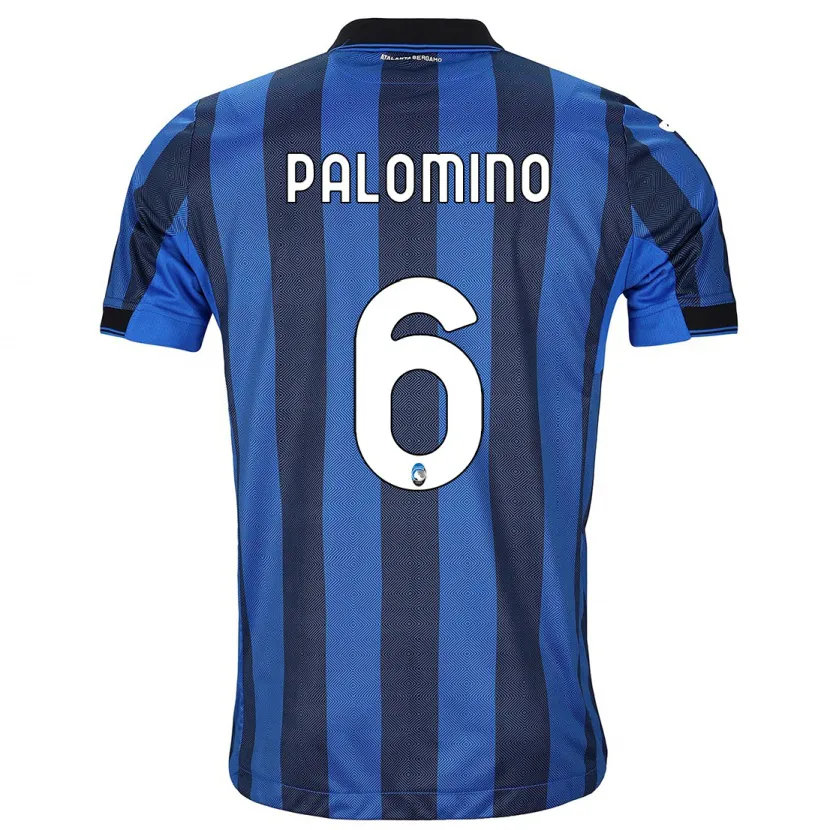 Danxen Hombre Camiseta José Luis Palomino #6 Azul Negro 1ª Equipación 2023/24 La Camisa