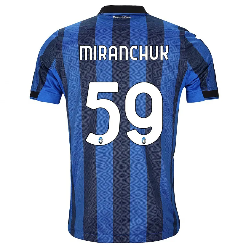 Danxen Hombre Camiseta Aleksey Miranchuk #59 Azul Negro 1ª Equipación 2023/24 La Camisa