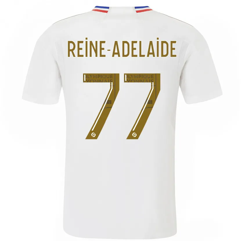 Danxen Hombre Camiseta Jeff Reine-Adélaïde #77 Blanco 1ª Equipación 2023/24 La Camisa