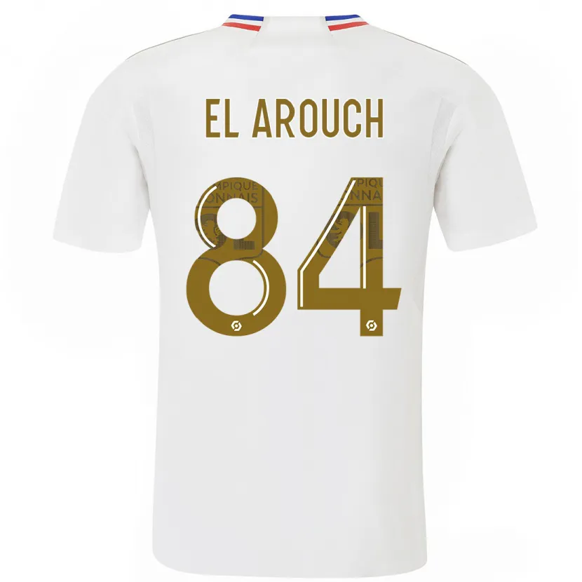 Danxen Hombre Camiseta Mohamed El Arouch #84 Blanco 1ª Equipación 2023/24 La Camisa