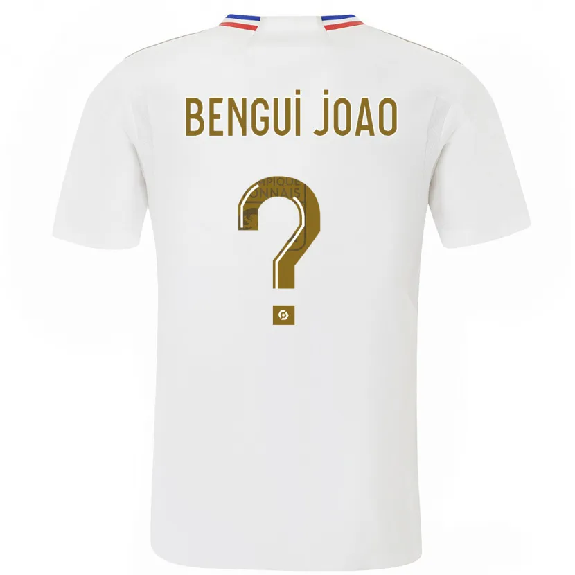 Danxen Hombre Camiseta Justin Bengui Joao #0 Blanco 1ª Equipación 2023/24 La Camisa