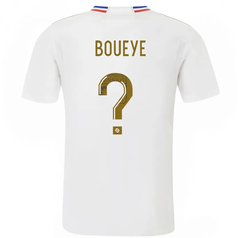 Danxen Hombre Camiseta Philippe Boueye #0 Blanco 1ª Equipación 2023/24 La Camisa