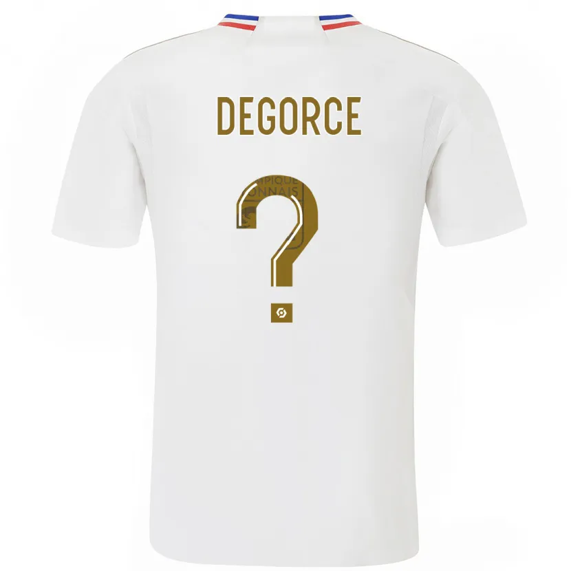 Danxen Hombre Camiseta Gwendal Degorce #0 Blanco 1ª Equipación 2023/24 La Camisa