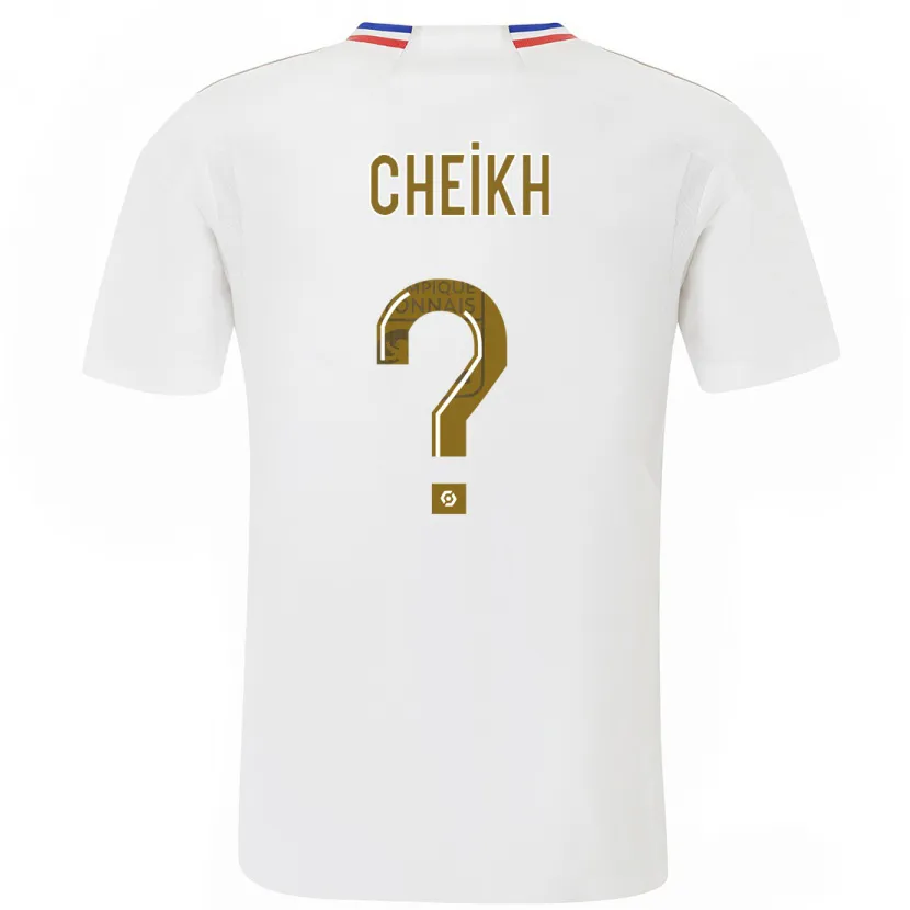 Danxen Hombre Camiseta Yanis Cheikh #0 Blanco 1ª Equipación 2023/24 La Camisa