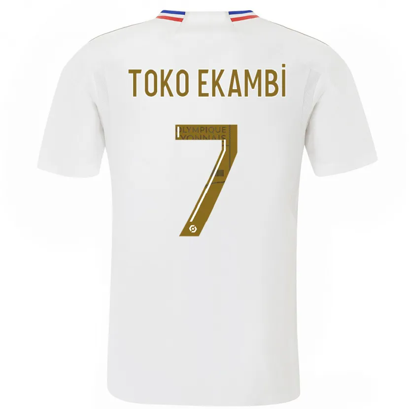 Danxen Hombre Camiseta Karl Toko Ekambi #7 Blanco 1ª Equipación 2023/24 La Camisa