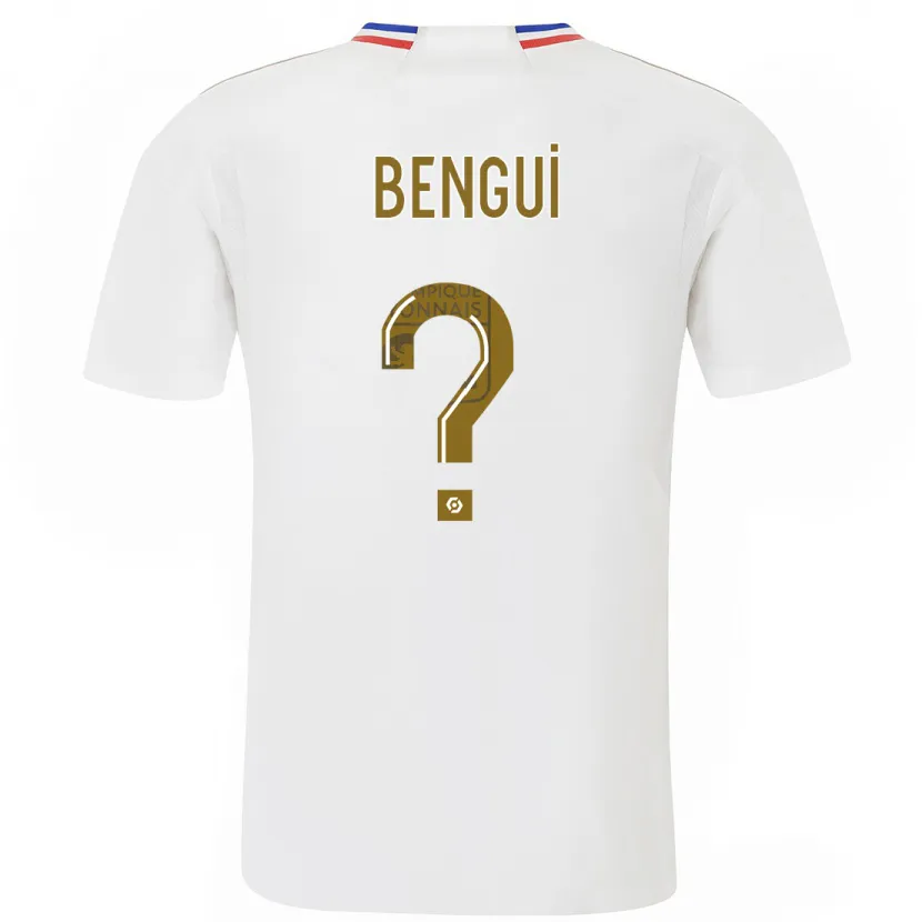 Danxen Hombre Camiseta Justin Bengui #0 Blanco 1ª Equipación 2023/24 La Camisa