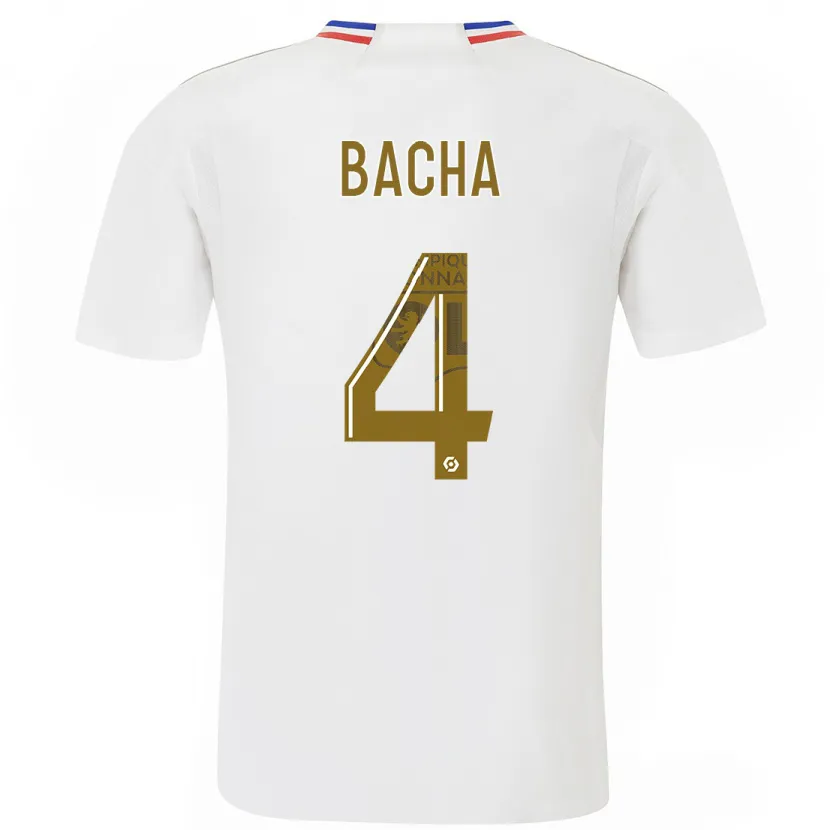 Danxen Hombre Camiseta Selma Bacha #4 Blanco 1ª Equipación 2023/24 La Camisa