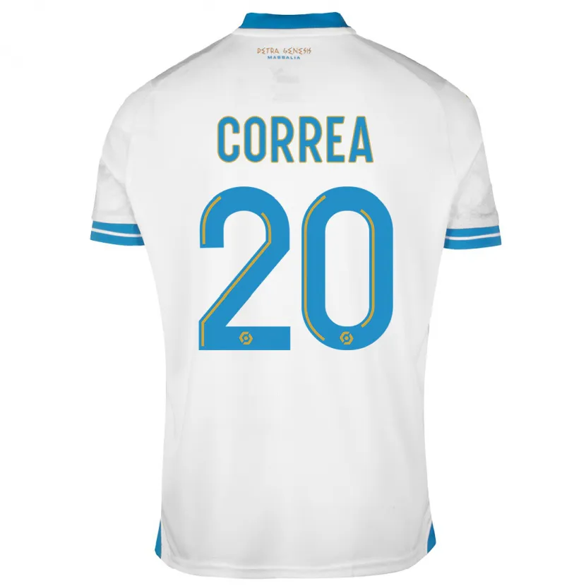 Danxen Hombre Camiseta Joaquín Correa #20 Blanco 1ª Equipación 2023/24 La Camisa