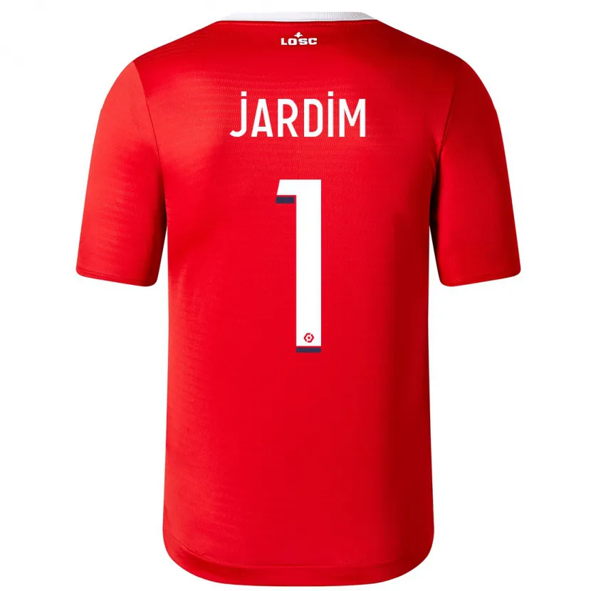 Danxen Hombre Camiseta Leo Jardim #1 Rojo 1ª Equipación 2023/24 La Camisa