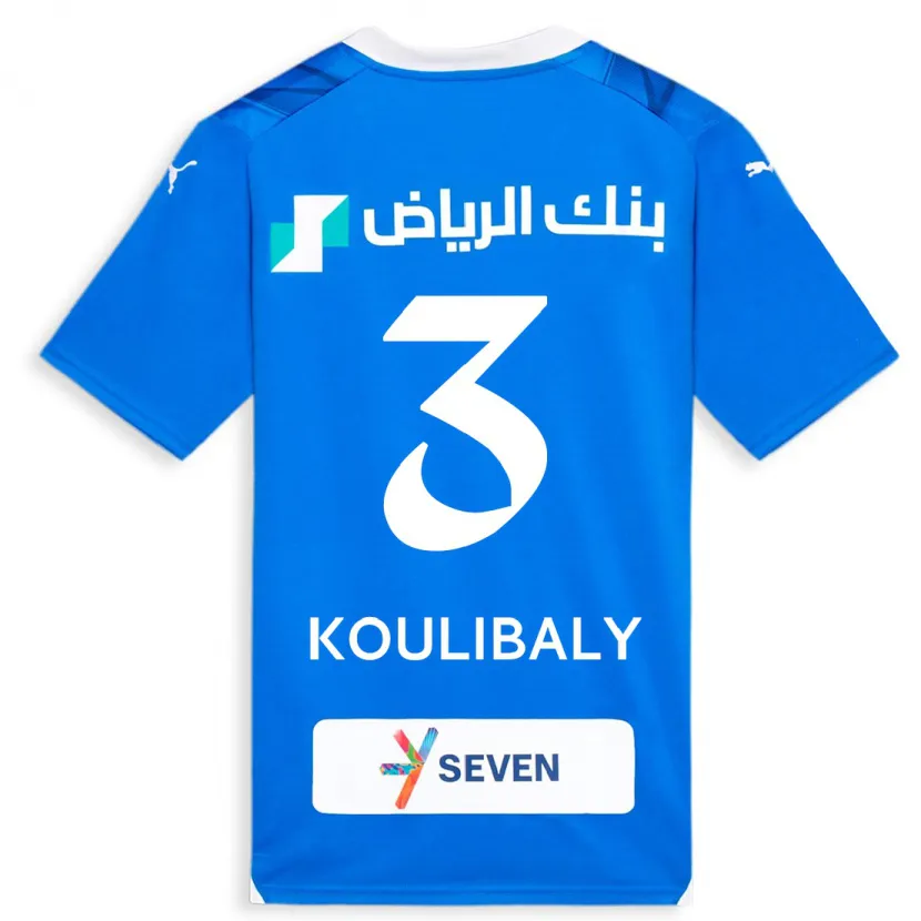 Danxen Hombre Camiseta Kalidou Koulibaly #3 Azul 1ª Equipación 2023/24 La Camisa