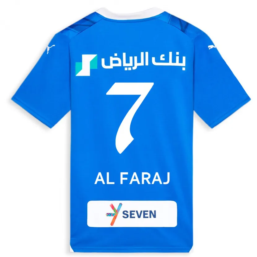 Danxen Hombre Camiseta Salman Al-Faraj #7 Azul 1ª Equipación 2023/24 La Camisa