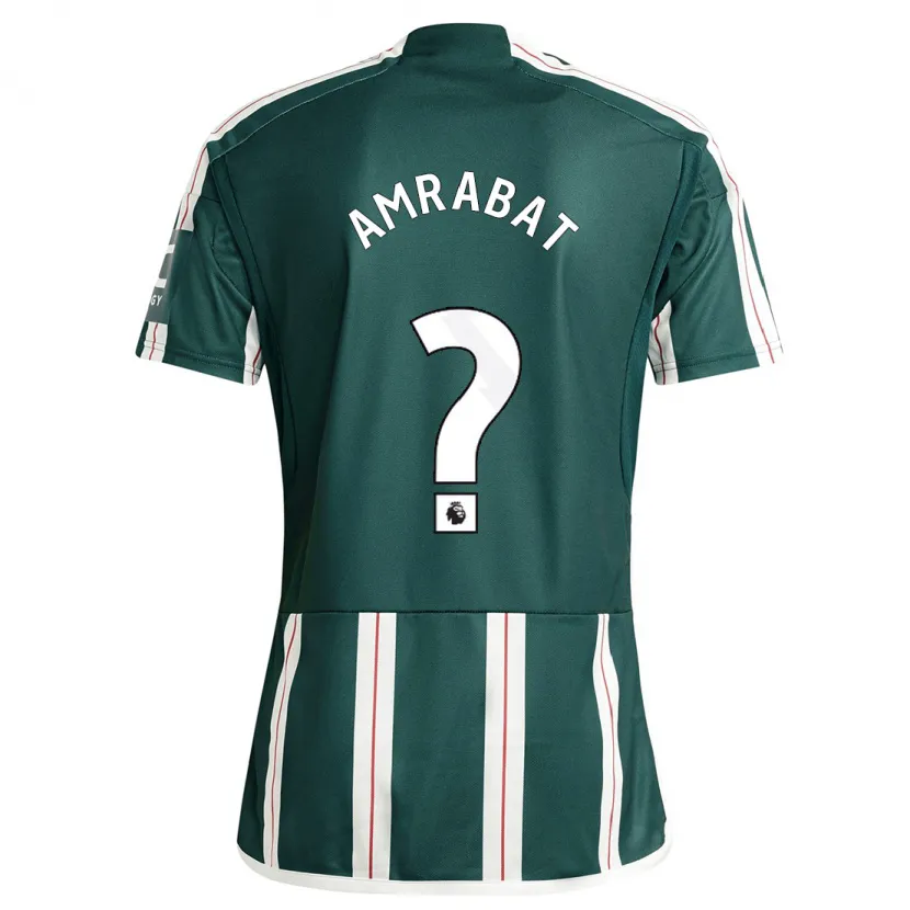 Danxen Hombre Camiseta Sofyan Amrabat #0 Verde Oscuro 2ª Equipación 2023/24 La Camisa