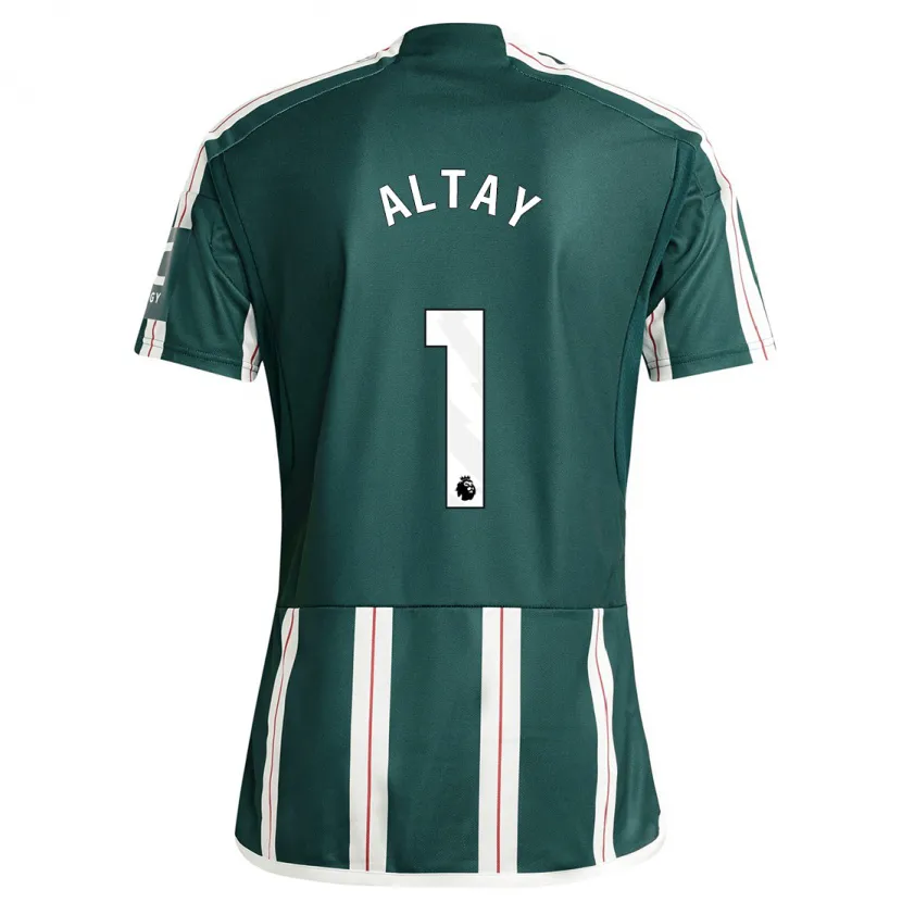 Danxen Hombre Camiseta Altay Bayindir #1 Verde Oscuro 2ª Equipación 2023/24 La Camisa