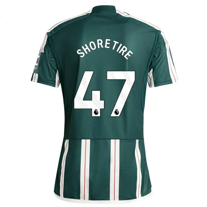 Danxen Hombre Camiseta Shola Shoretire #47 Verde Oscuro 2ª Equipación 2023/24 La Camisa