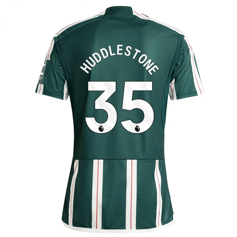 Danxen Hombre Camiseta Tom Huddlestone #35 Verde Oscuro 2ª Equipación 2023/24 La Camisa