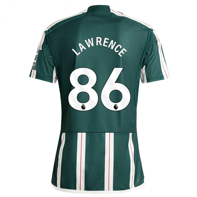 Danxen Hombre Camiseta Marcus Lawrence #86 Verde Oscuro 2ª Equipación 2023/24 La Camisa