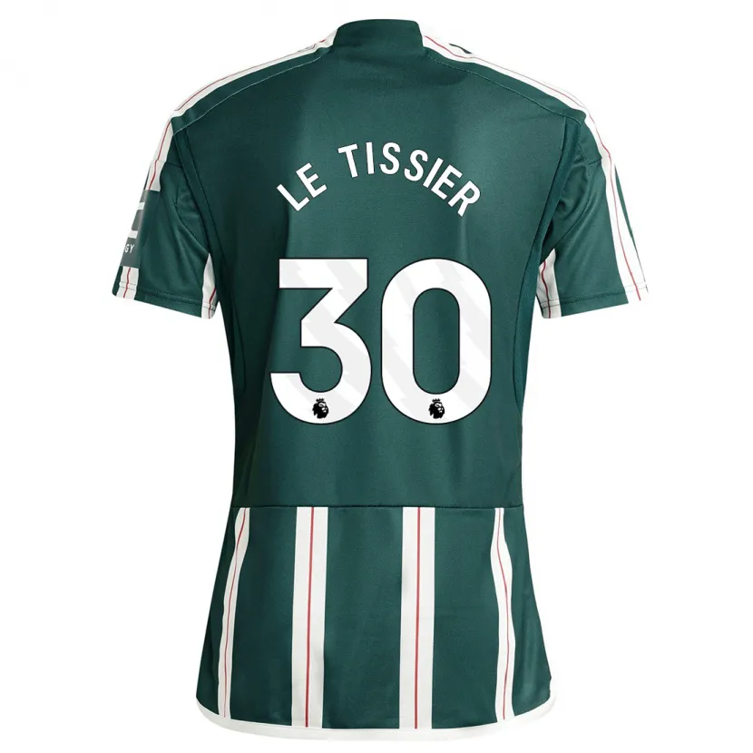 Danxen Hombre Camiseta Maya Le Tissier #30 Verde Oscuro 2ª Equipación 2023/24 La Camisa