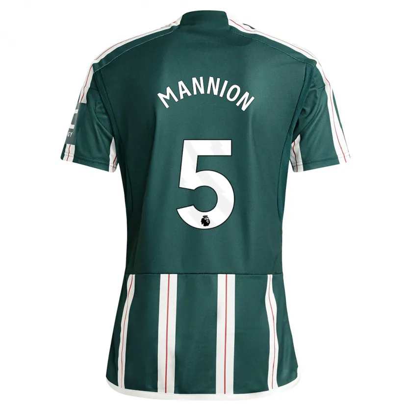 Danxen Hombre Camiseta Aoife Mannion #5 Verde Oscuro 2ª Equipación 2023/24 La Camisa