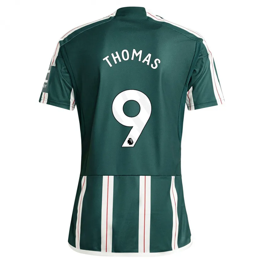 Danxen Hombre Camiseta Martha Thomas #9 Verde Oscuro 2ª Equipación 2023/24 La Camisa