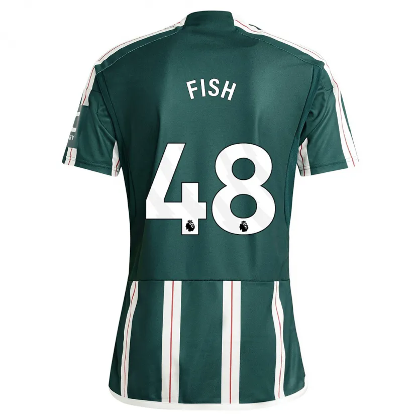 Danxen Hombre Camiseta Will Fish #48 Verde Oscuro 2ª Equipación 2023/24 La Camisa