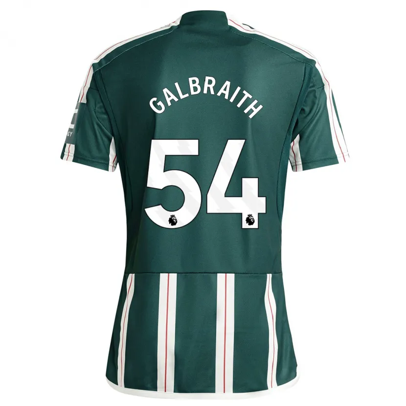 Danxen Hombre Camiseta Ethan Galbraith #54 Verde Oscuro 2ª Equipación 2023/24 La Camisa